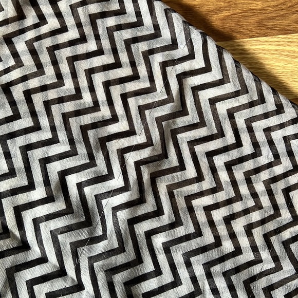 Infinity Scarf | Black & White, Pattern, Polyester - Picture 2 of 5